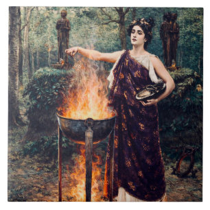 Medea Brewing Her Potion – Tile
