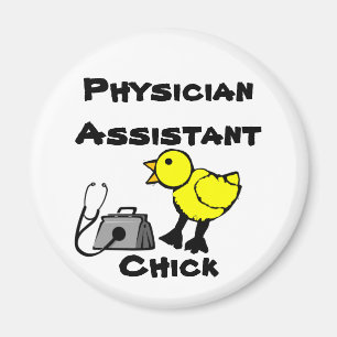 Médecin Assistant Chick Fridge Magnet