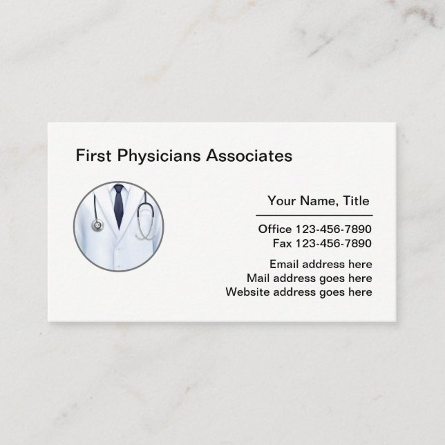 Médecin Carte de visite (Devant)