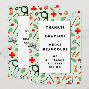 Médecin Cartes de fin de année d'appréciation