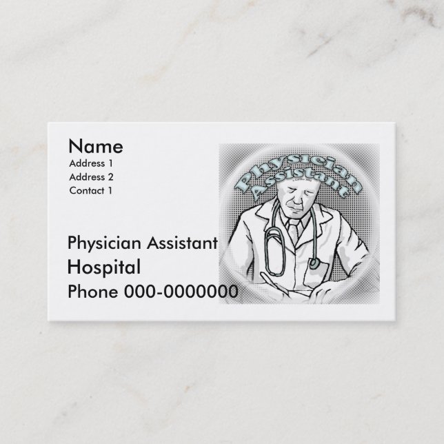 Médecin Cartes de visite adjoints (Devant)