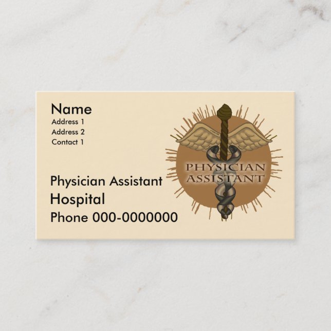 Médecin Cartes de visite adjoints (Devant)