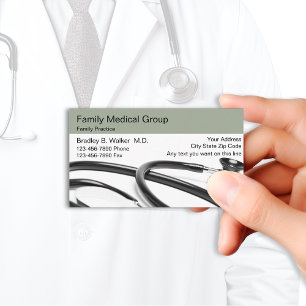Médecin de famille Cartes de visite