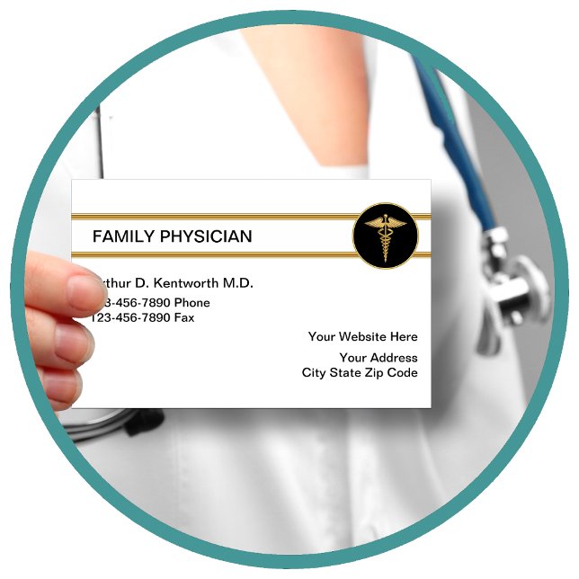 Médecin de famille Cartes de visite (Créateur téléchargé)