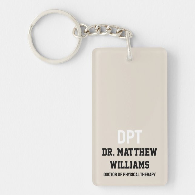 Médecin DPT personnalisé de la thérapie physique C (Devant)