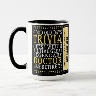 Médecin Funny Personnalisé Retraité, Retraite Mug