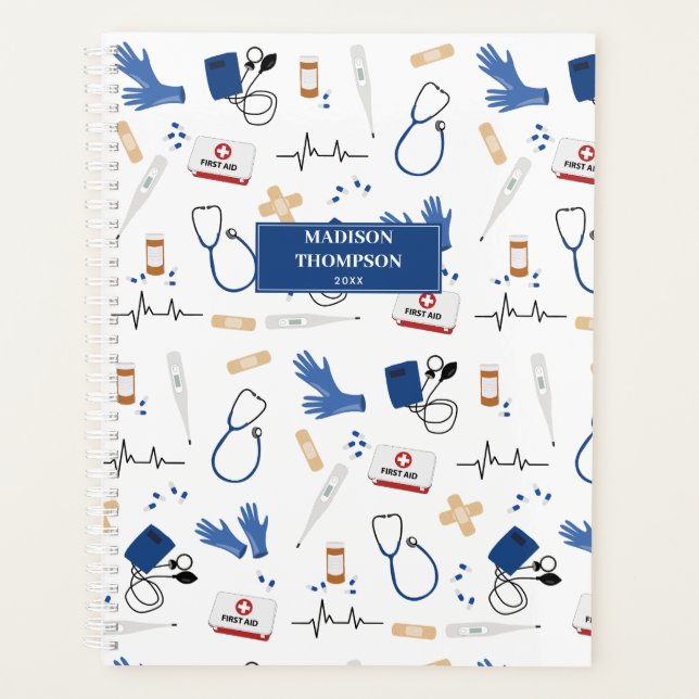 Médecin Médicale moderne Motif infirmière (Devant)