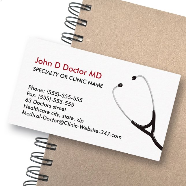 médecin Médicale ou cartes de visite de santé (Créateur téléchargé)