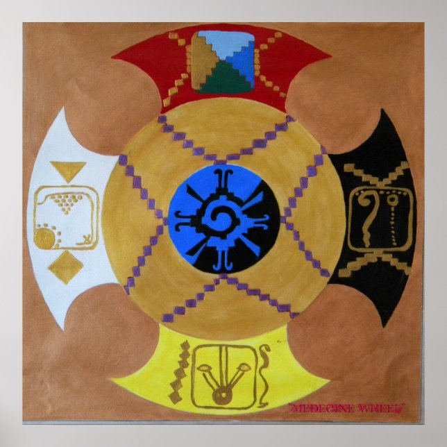 "MEDECINE WHEEL" POSTER (Front)