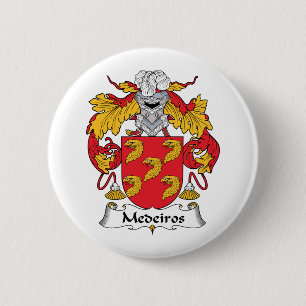 Medeiros Family Crest 2 Inch Round Button
