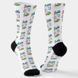 Medellin Blossom Colombia Socks