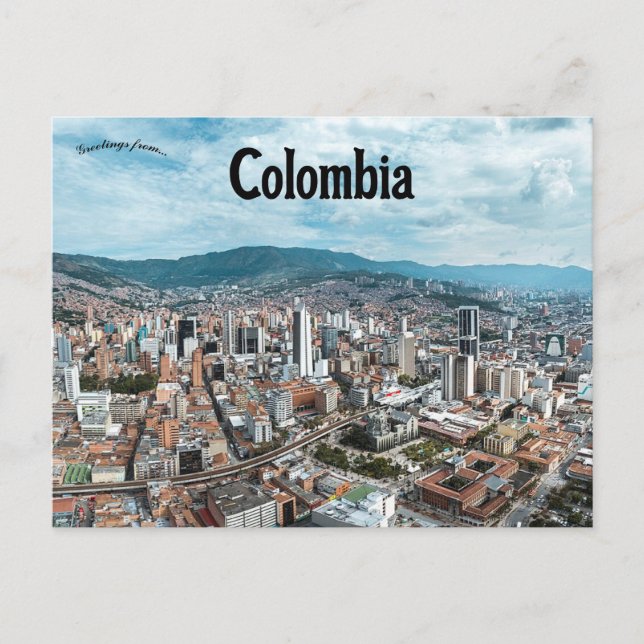 Medellin Colombia Postcard (Front)
