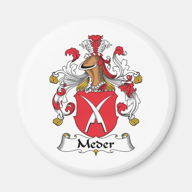 Meder Family Crest Magnet (Front)