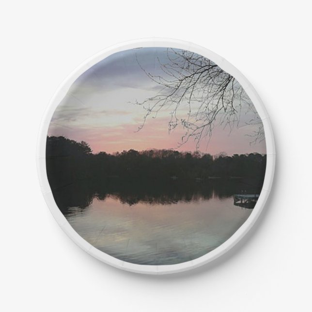 Medford Lake - Paper Plate (Front)