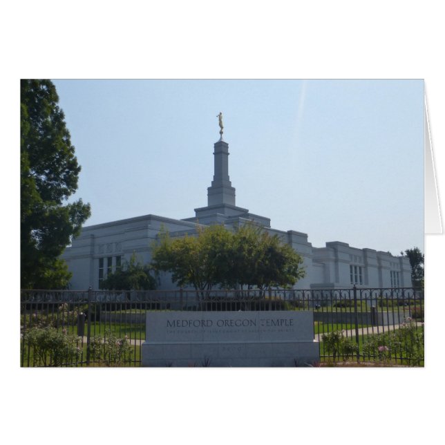 MEDFORD TEMPLE CARD (Front Horizontal)