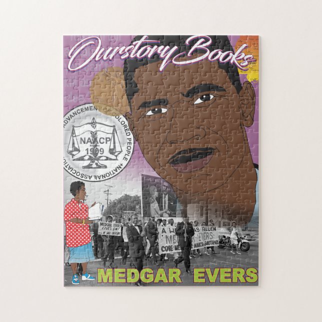 Medgar Evers Jigsaw Puzzle (Vertical)