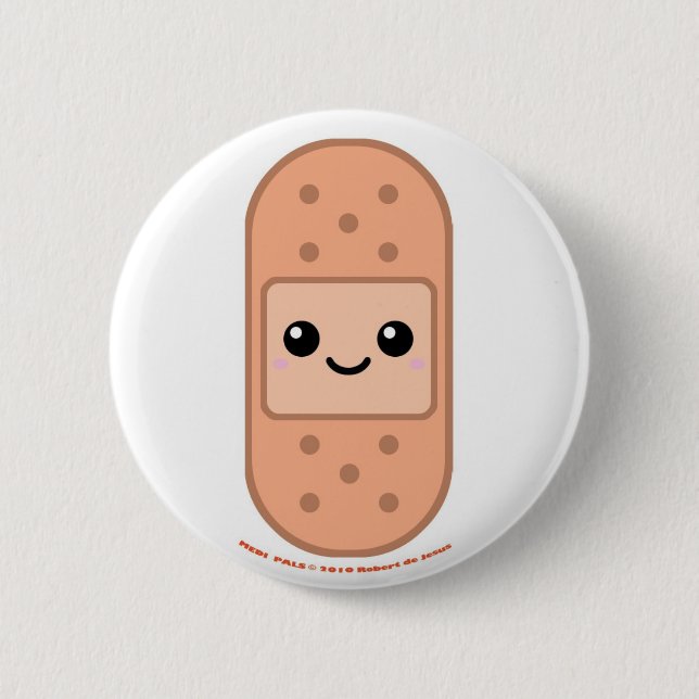Medi Pals Bandage 2 Inch Round Button (Front)
