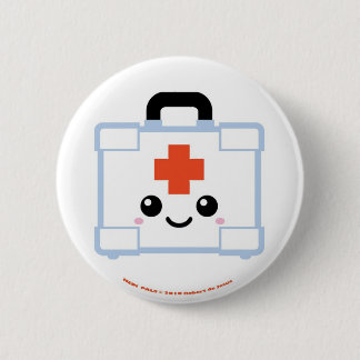 Medi Pals First Aid Kit 2 Inch Round Button