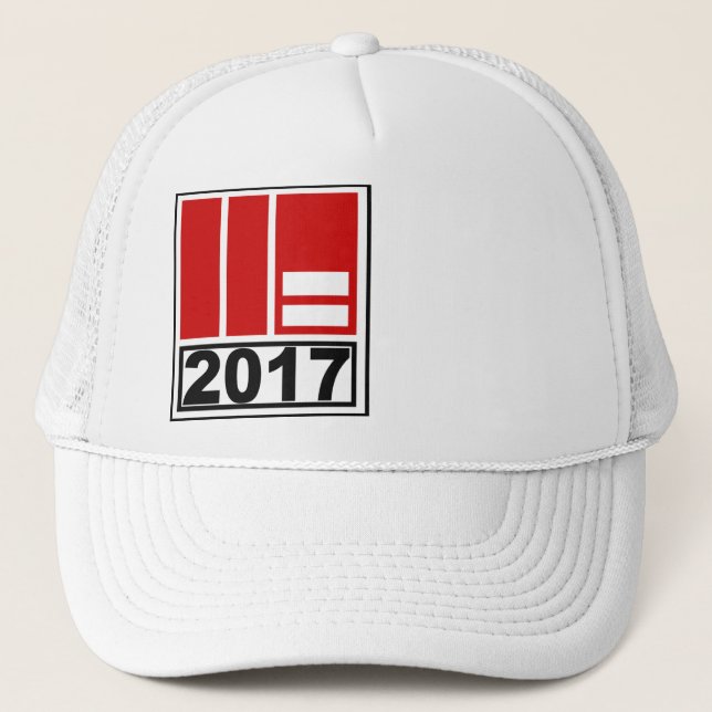 MEDIA 2017 redbox Trucker Hat (Front)