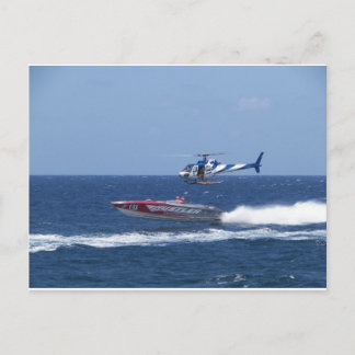 Media Helicopter Postcard