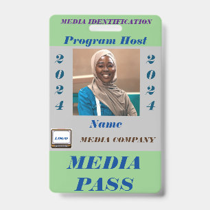 Media Pass Badge