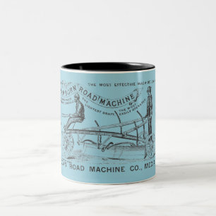 MEDIA PENNSYLVANIA OPERATING ENGINEER 1889 MACHINE Two-Tone COFFEE MUG