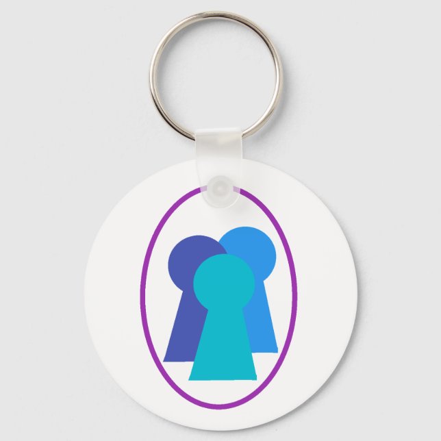 median system keychain (Front)