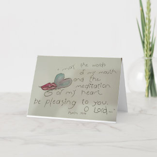 Mediations of My Heart Thank You Card