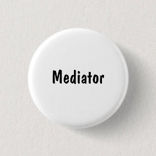 Mediator 1 Inch Round Button