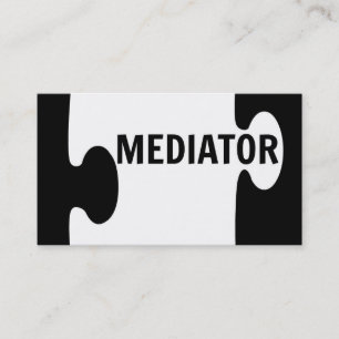 Médiator Carte de visite de pièce de puzzle