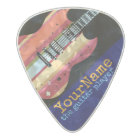 guitare électrique colorée avec votre nom, cool