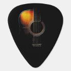 Plectrum de conception de guitare acoustique versi