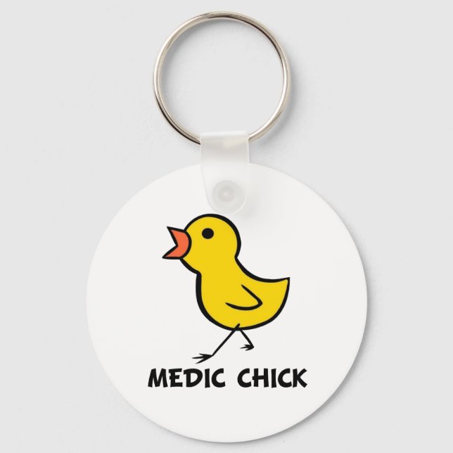 Medic Chick Keychain (Front)