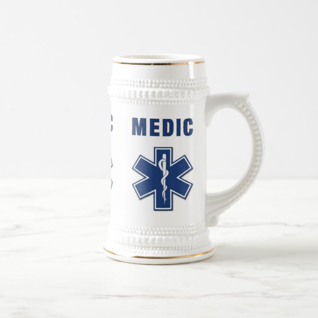 Medic Star of Life Beer Stein (Right)
