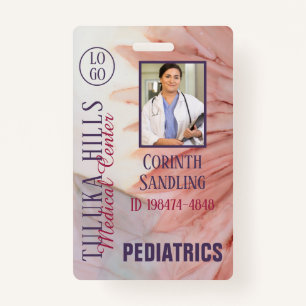 Medica Photo ID Pretty in Pink Inks Badge