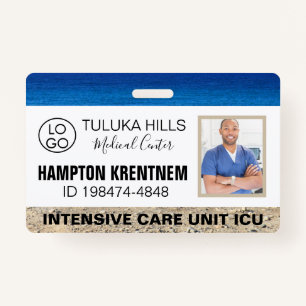 Medica Photo ID Surfs Up Badge