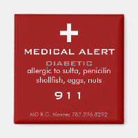 Medical Alert Magnet