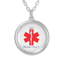 Medical Alert Necklace Diabetes Type 2