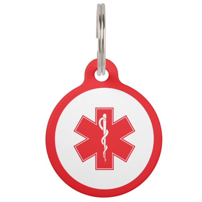Medical Alert Pet Tag (Front)
