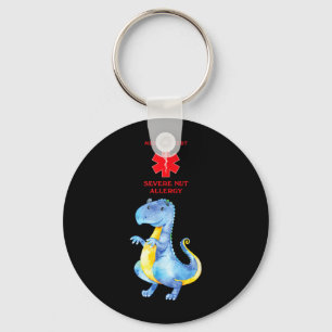 Medical Alert Severe Nut Allergy Awareness With Keychain