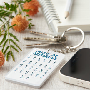 Medical Alphabet Keychain