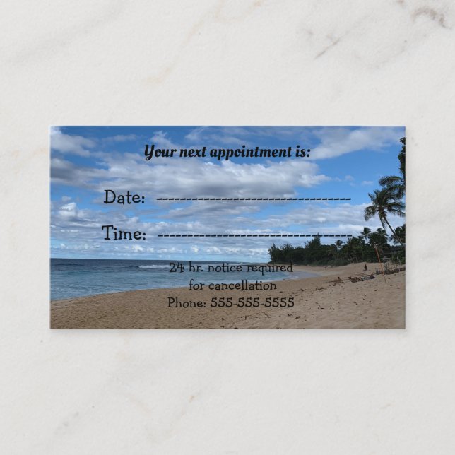 Medical Appointment On The Beach (Front)