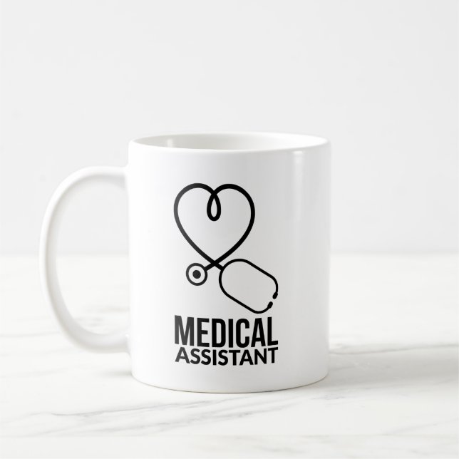 Medical Assistant Anesthetist Retirement Gift Coffee Mug (Left)