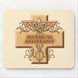 Medical Assistant Caduceus Mouse Pad
