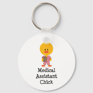 Medical Assistant Chick Keychain