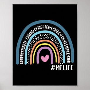 Medical Assistant Compassionate Caring Dedicated Poster