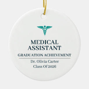 Medical Assistant Custom Name Since Year Ceramic Ornament