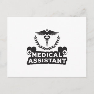 Medical Assistant Doctor Nurse Hospital Funny Postcard