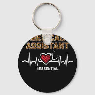 Medical Assistant #Essential Stethoscope Heartbeat Keychain