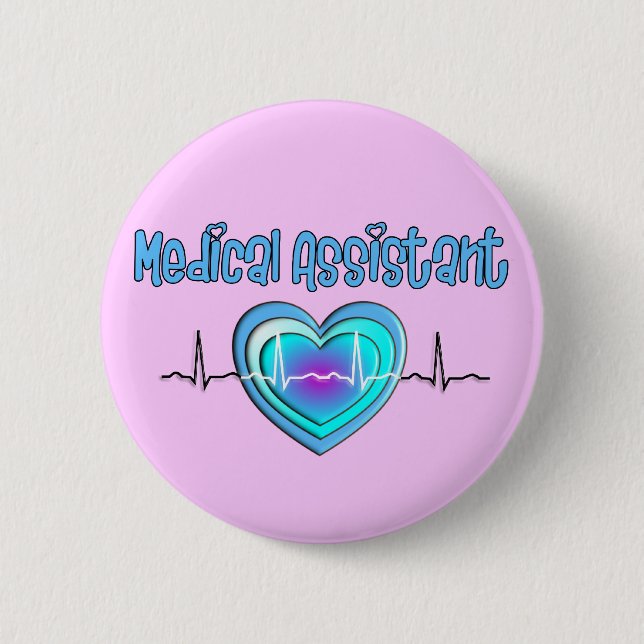 Medical Assistant Gifts 2 Inch Round Button (Front)